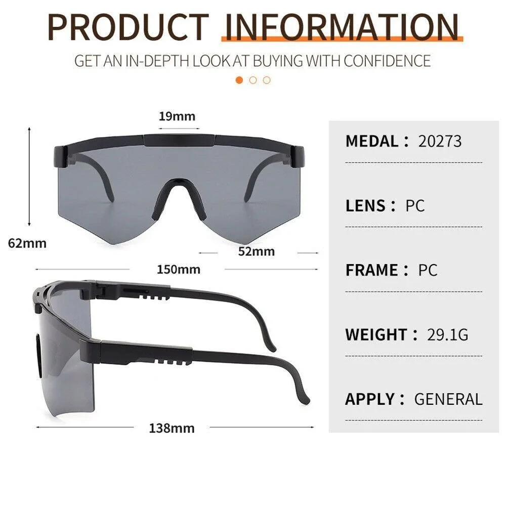 Mirrored Shield Sunglasses Blue Green Mirror Lens Splatter Paint Sporty Men Ski‎